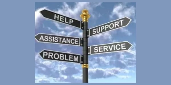 Wegweiser Help, Assistance, Problem, Support, Service